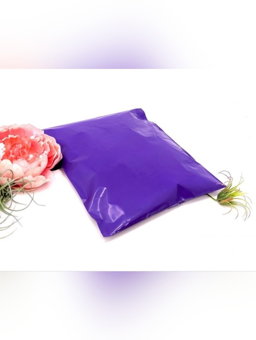 20 Count #SmileMail Purple Poly Mailers 10x13